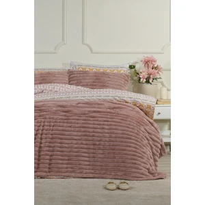 Mateo Battaniye Seti Tek Kişilik Wellsoft 2 Parça (180X240 Cm) Gülkurusu