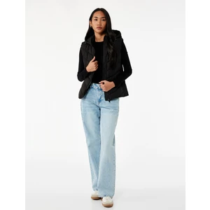 Rahat Kalıp Kolsuz Cepli Fermuarlı Kapüşonlu Şişme Yelek