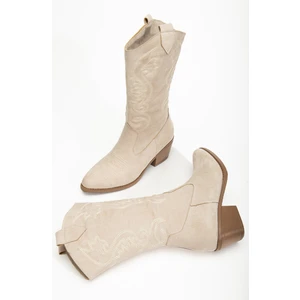 Kovboy Soğuk Geçirmez Kışlık Kadın Çizme