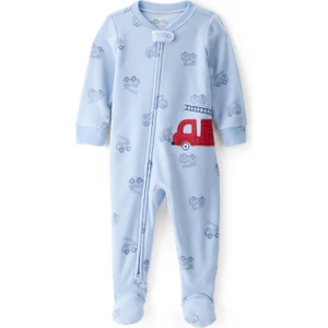 Erkek Bebek Yeşil Polar Tulum