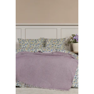 Carlos Battaniye Çift Kişilik Waffle (200X220 Cm) Mor