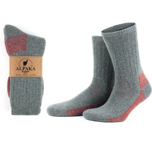 Alpaka Yünlü Tam Havlulu Kalın Termal Çorap 6005-6006