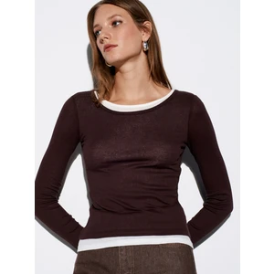 32053 Çift Katmanlı %100 Pamuk Top-Kahve