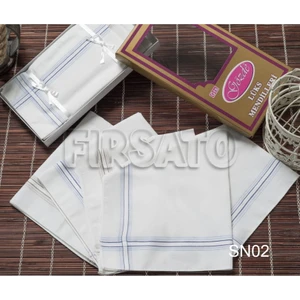 Gözde Kumaş Mendil 12'li Sarı Kutulu Set 46X46CM