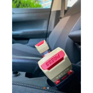 Otomor Aksesuar Oto Emniyet Kemer Aparatı Yükseltici Bej 2 Adet