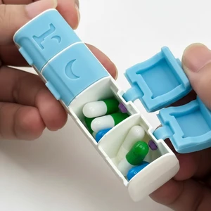 4 bölmeli ılaç kutusu magnet özellikli