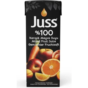 JUSS %100 Karışık 27 Adet 200 ml Slim