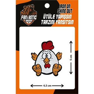 Ütü ile Yapışan Dokuma Arma Patch, Tavuk
