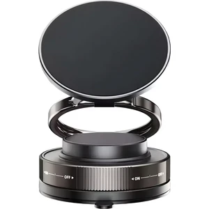 T28 360 Dönebilen Araç Içi Telefon Tutucu Vakumlu Magsafe Manyetik Mıknatıslı Destekli Masa Üstü Duvar Halka Telefon Standı