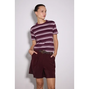 Çizgili Regular Basic Tshirt