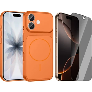 iPhone 17 Kılıf Zore M-Safe Şarj Özellikli Kamera Korumalı Formen Kapak Hayalet Ekran Koruyucu