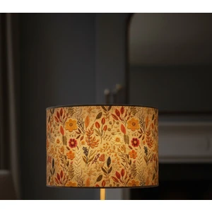 AdOz Lighting Sonbahar Çiçekleri Desenli Lambader Başlığı ( Sadece Başlık )