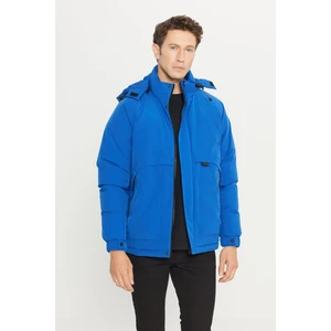 Altınyıldız Classics Standart Fit Normal Kesim Kapüşonlu Dik Yaka Yan Cepli Casual Mont