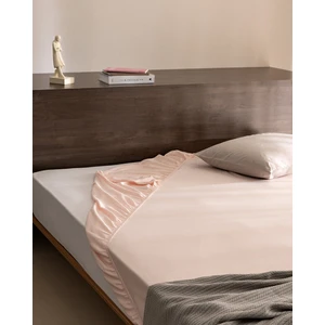 Madame Coco Ciel Tek Kişilik Plus %100 Pamuk Lastikli Saten Çarşaf - Açık Pudra