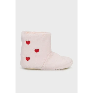 Kalpli Yumuşak Dokulu Peluş Panduf Bayan Panduf 6722005