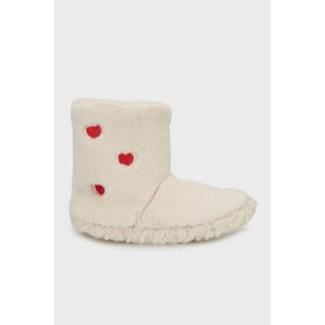 Kalpli Yumuşak Dokulu Peluş Panduf Bayan Panduf 6722005