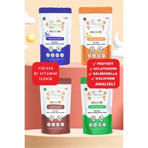 Soul Kitchen Organik Bebek Kaşık Maması Tahıl Bazlı Ek Gıdalar B1 Vitaminli (4X250 G) Avantaj Set