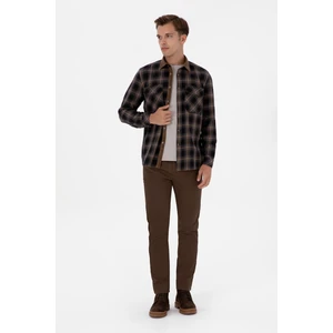 U.s. Polo Assn. Erkek Kahverengi Pantolon (Kanvas-Chino) 50311606-VR029