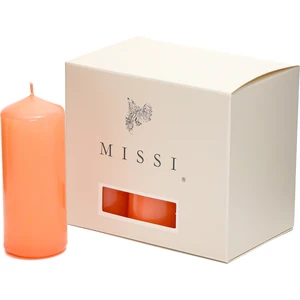 6'lı Somon Bar Mum Seti (3,5x8 cm)