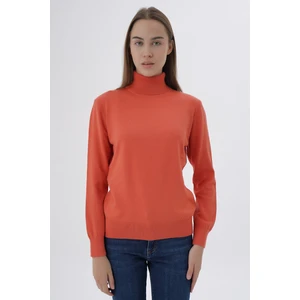 Trist Star Kadın %100 Organik Pamuk Balıkçı Yaka Triko Kazak TRIST-6103