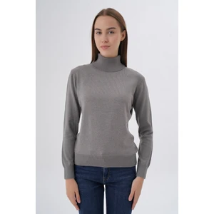 Trist Star Kadın %100 Organik Pamuk Balıkçı Yaka Triko Kazak TRIST-6103