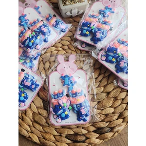 Eflin Toka Stitch Mavi Toka Seti