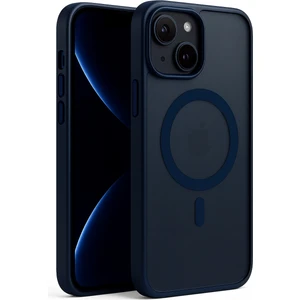 Apple iPhone 13 - 14 - 15 Kılıf Kamera Çıkıntılı Magsafe Şarj Destekli Metal Tuşlu Yumuşak Kenarlı Mat Kapak