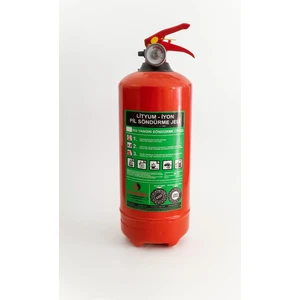 Özgün 2 Litre Bioversal Elektrikli Araçlar ve Lityum-Iyon Batarya (Pil, Akü) Yangın Söndürme Cihazı