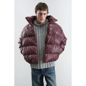 Şişme Deri Bordo Mont