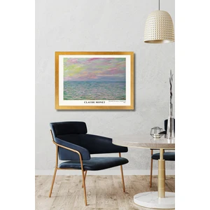 Tablo Center Claude Monet | Çerçeveli Mdf Sanat Tablosu | Modern Ev Ofis Dekorasyonu |