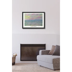 Tablo Center Claude Monet | Çerçeveli Mdf Sanat Tablosu | Modern Ev Ofis Dekorasyonu |