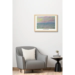 Tablo Center Claude Monet | Çerçeveli Mdf Sanat Tablosu | Modern Ev Ofis Dekorasyonu |