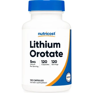 Lithium Orotate Neuroprotective Effects Brain 5mg 120 Caps