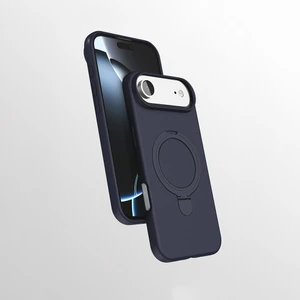 BuLand Store Apple iPhone 17 Air Kılıf M-Safe Şarj Özellikli Standlı Twincore Kapak