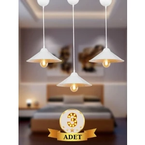 Hak Dekor Ufotekli Sarkıt 3 Adet Set