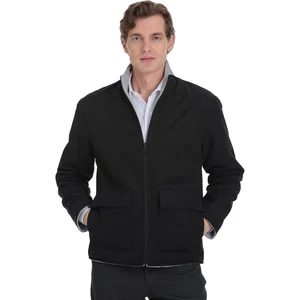 Gri Regular Fit Yarım Balıkçı Yaka Baharlık Mont