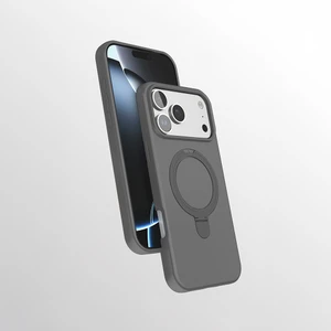 BuLand Store Apple iPhone 17 Pro Max Kılıf M-Safe Şarj Özellikli Standlı Twincore Kapak
