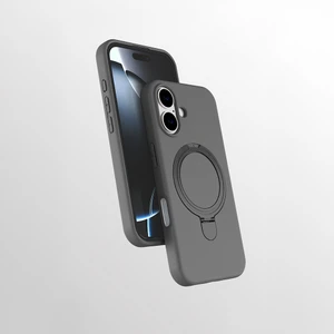 BuLand Store Apple iPhone 16 Plus Kılıf M-Safe Şarj Özellikli Standlı Twincore Kapak