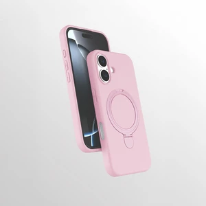 BuLand Store Apple iPhone 16 Plus Kılıf M-Safe Şarj Özellikli Standlı Twincore Kapak