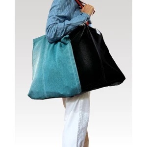 Denim Büyük Boy Çanta