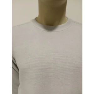 Erkek Yuvarlak Yaka Basic Waffle Kazak