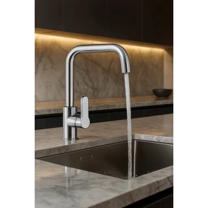 Cırcırlı Boru Lotus Eviye Mutfak Bataryası Sıcak Soğuk Girişli - 2 Yıl Garantili