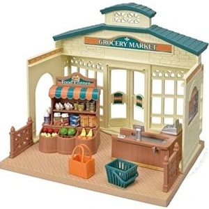 Sylvanian Families Sylvanian Market Dükkanı 100 Parça Eğlenceli Oyun Seti Çocuklar İçin