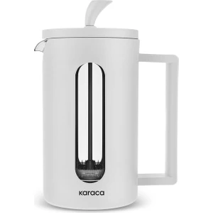 Leya French Press 600 ml Beyaz