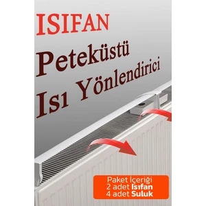 Isıfan Petek Üstü Isı Yönlendirici Ayarlanabilir Ölçü 75-140 cm Arası Isı Yönlendirici