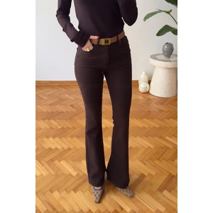 Marka Model Ispanyol Jean- Kahverengi