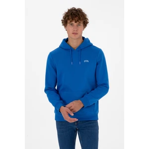 U.S. Polo Assn. Erkek Regular Fit Kapüşonlu Şardonlu Saks Basic Sweatshirt 50315582-VR032