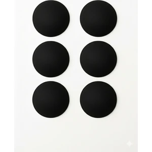 Arma Yıldız Kadın Sütyen Pedi - Göğüs Pedi 3 Çift Siyah (Atlet, Büstiyer, Mayo Için Uyumlu)