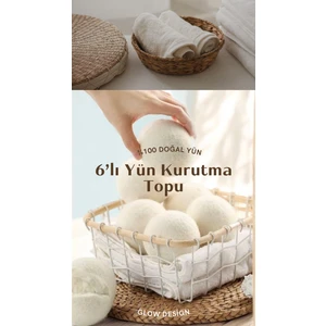 Glow Design Çamaşır Kurutma Topu 6 Lı Kokusuz