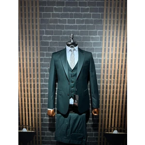 Filafil Kırlangıç Yaka Viscon Yelekli Takım Elbise